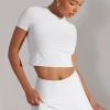 Oh Polly Matching Sets^A-Line Mini Skort in Heather Grey HeatherGrey