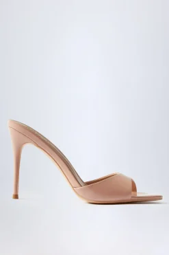Oh Polly Fall Outfits | Party Dresses^Almond-Toe Heeled Mules in Patent Pink PatentPink