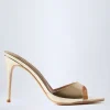 Oh Polly Fall Outfits | Party Dresses^Almond-Toe Heeled Mules in Mirrored Gold MirroredGold