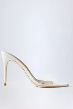 Oh Polly Fall Outfits | Party Dresses^Almond-Toe Heeled Mules in Transparent PVC TransparentPVC
