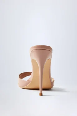 Oh Polly Fall Outfits | Party Dresses^Almond-Toe Heeled Mules in Patent Pink PatentPink