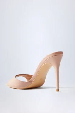 Oh Polly Fall Outfits | Party Dresses^Almond-Toe Heeled Mules in Patent Pink PatentPink