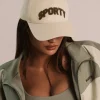 Oh Polly Women'S Clothing Sale - $65 And Under | Women'S Clothing Sale - $40 And Under^Appliqué Baseball Cap in Bone