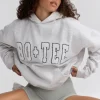 Oh Polly Tracksuits | Sweatshirts^Appliqué Oversized Hoodie in Heather Grey HeatherGrey