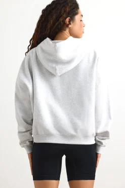Oh Polly Tracksuits | Sweatshirts^Appliqué Oversized Hoodie in Heather Grey HeatherGrey