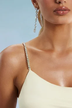 Oh Polly Women'S Clothing Sale - $65 And Under | Women'S Clothing Sale - $40 And Under^Asymmetric Cut Out Midaxi Dress in Ivory