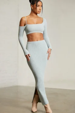 Oh Polly Women'S Clothing Sale - $65 And Under | Women'S Clothing Sale - $40 And Under^Asymmetric Long Sleeve Crop Top in Mint