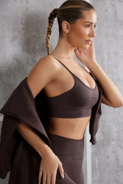 Oh Polly Women'S Clothing Sale - $65 And Under | Women'S Clothing Sale - $40 And Under^Asymmetric Sports Bra in Brown