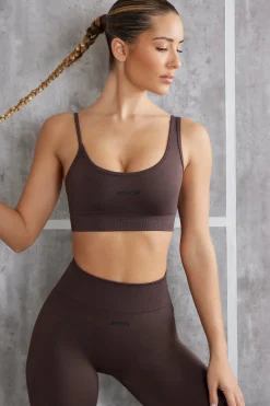 Oh Polly Women'S Clothing Sale - $65 And Under | Women'S Clothing Sale - $40 And Under^Asymmetric Sports Bra in Brown