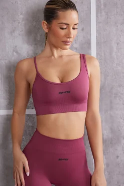 Oh Polly Women'S Clothing Sale - $65 And Under | Women'S Clothing Sale - $40 And Under^Asymmetric Sports Bra in Dark Rose DarkRose