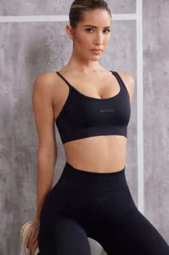 Oh Polly Women'S Clothing Sale - $65 And Under | Women'S Clothing Sale - $40 And Under^Asymmetric Sports Bra in Jet Black JetBlack