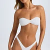 Oh Polly Bikini Sets | Bikini Tops^Bandeau Bikini Top in White