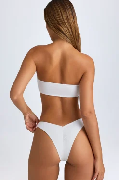 Oh Polly Bikini Sets | Bikini Tops^Bandeau Bikini Top in White