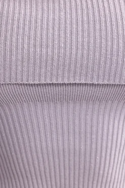 Oh Polly Knitwear | Matching Sets^Bandeau Chunky Knit Crop Top in Dusty Lavender DustyLavender