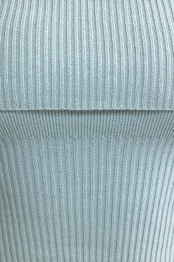 Oh Polly Knitwear | Matching Sets^Bandeau Chunky Knit Crop Top in Dusty Teal DustyTeal