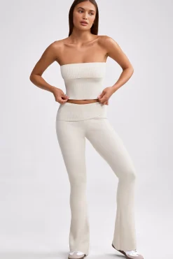Oh Polly Knitwear | Matching Sets^Bandeau Chunky Knit Crop Top in Cream