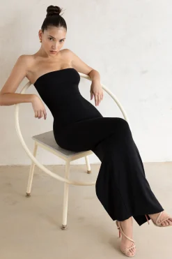 Oh Polly Tencel™ Modal Dresses^Bandeau Maxi Dress in Black