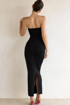 Oh Polly Tencel™ Modal Dresses^Bandeau Maxi Dress in Black