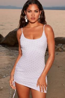 Oh Polly Women'S Clothing Sale - $65 And Under | Women'S Clothing Sale - $40 And Under^Beaded Crochet Mini Dress in Lilac