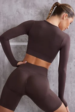 Oh Polly Matching Sets | Shorts^Biker Shorts in Brown