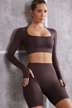Oh Polly Matching Sets | Shorts^Biker Shorts in Brown