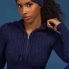 Oh Polly Knitwear | Gym Accessories^Cable-Knit Headband in Navy