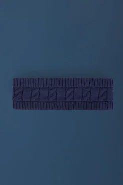 Oh Polly Knitwear | Gym Accessories^Cable-Knit Headband in Navy