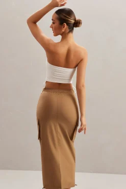 Oh Polly Women'S Clothing Sale - $65 And Under | Women'S Clothing Sale - $40 And Under^Cargo Maxi Skirt in Tan