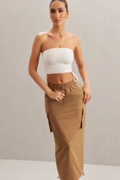 Oh Polly Women'S Clothing Sale - $65 And Under | Women'S Clothing Sale - $40 And Under^Cargo Maxi Skirt in Tan