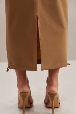Oh Polly Women'S Clothing Sale - $65 And Under | Women'S Clothing Sale - $40 And Under^Cargo Maxi Skirt in Tan