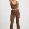 Oh Polly Knitwear | Matching Sets^Chunky Knit Kick Flare Trousers in Espresso