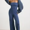 Oh Polly Knitwear | Tops^Chunky Knit Shrug in Washed Navy WashedNavy