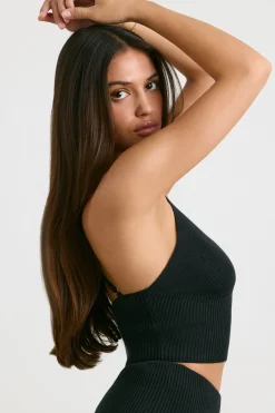 Oh Polly Knitwear | Matching Sets^Chunky Knit Tank Top in Black
