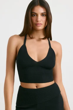 Oh Polly Knitwear | Matching Sets^Chunky Knit Tank Top in Black
