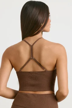 Oh Polly Matching Sets | Knitwear^Chunky Knit Tank Top in Espresso