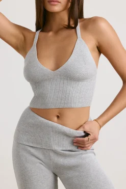 Oh Polly Knitwear | Matching Sets^Chunky Knit Tank Top in Heather Grey HeatherGrey
