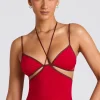 Oh Polly Women'S Clothing Sale - $65 And Under | Women'S Clothing Sale - $40 And Under^Contrast Binding Cami Top in Fire Red FireRed