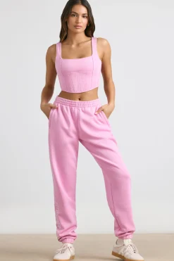 Oh Polly Matching Sets | Tops^Corset Crop Top in Bubblegum Pink BubblegumPink