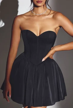Oh Polly Wedding Guest | Party Dresses^Corset Tulle Mini Dress in Jet Black JetBlack