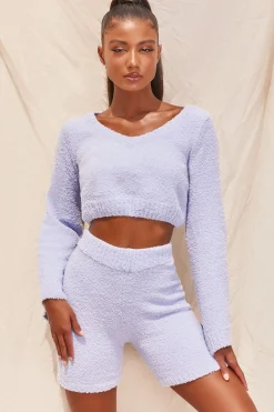 Oh Polly Women'S Clothing Sale - $65 And Under | Women'S Clothing Sale - $40 And Under^Cosy Lounge Shorts in Baby Blue