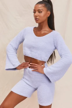 Oh Polly Women'S Clothing Sale - $65 And Under | Women'S Clothing Sale - $40 And Under^Cosy Lounge Shorts in Baby Blue