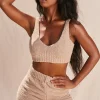 Oh Polly Women'S Clothing Sale - $65 And Under | Women'S Clothing Sale - $40 And Under^Cosy Low V Neck Tank Top in Sand