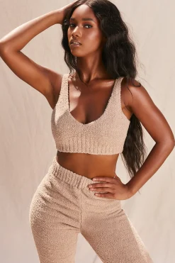 Oh Polly Women'S Clothing Sale - $65 And Under | Women'S Clothing Sale - $40 And Under^Cosy Low V Neck Tank Top in Sand