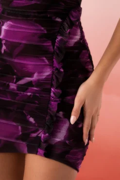 Oh Polly Women'S Clothing Sale - $65 And Under | Women'S Clothing Sale - $40 And Under^Cowl Neck Mini Dress in Print Multi