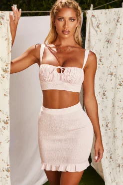 Oh Polly Women'S Clothing Sale - $65 And Under | Women'S Clothing Sale - $40 And Under^Crinkle Mini Skirt in Pink