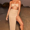 Oh Polly Women'S Clothing Sale - $65 And Under | Women'S Clothing Sale - $40 And Under^Crochet Split Leg Maxi Skirt in Beige