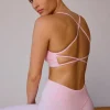 Oh Polly Matching Sets | Sports Bras^Cross-Back Sports Bra in Soft Pink SoftPink