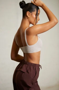 Oh Polly Women'S Clothing Sale - $65 And Under | Women'S Clothing Sale - $40 And Under^Curved Neck Crop Top in Mocha