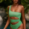 Oh Polly Women'S Clothing Sale - $65 And Under | Women'S Clothing Sale - $40 And Under^Cut Out Cheeky One Piece in Seafoam Green SeafoamGreen