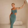 Oh Polly Tencel™ Modal Dresses^Cut Out Maxi Dress in Teal